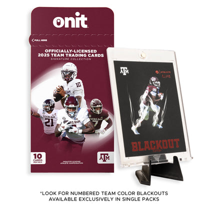 Texas A&M University Football 2025 Trading Cards - Single Pack
