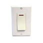 Amba Pilot Light Switch - White