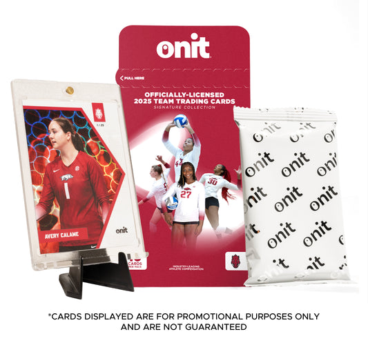 University of Arkansas Volleyball 2025 Trading Cards - Single Pack