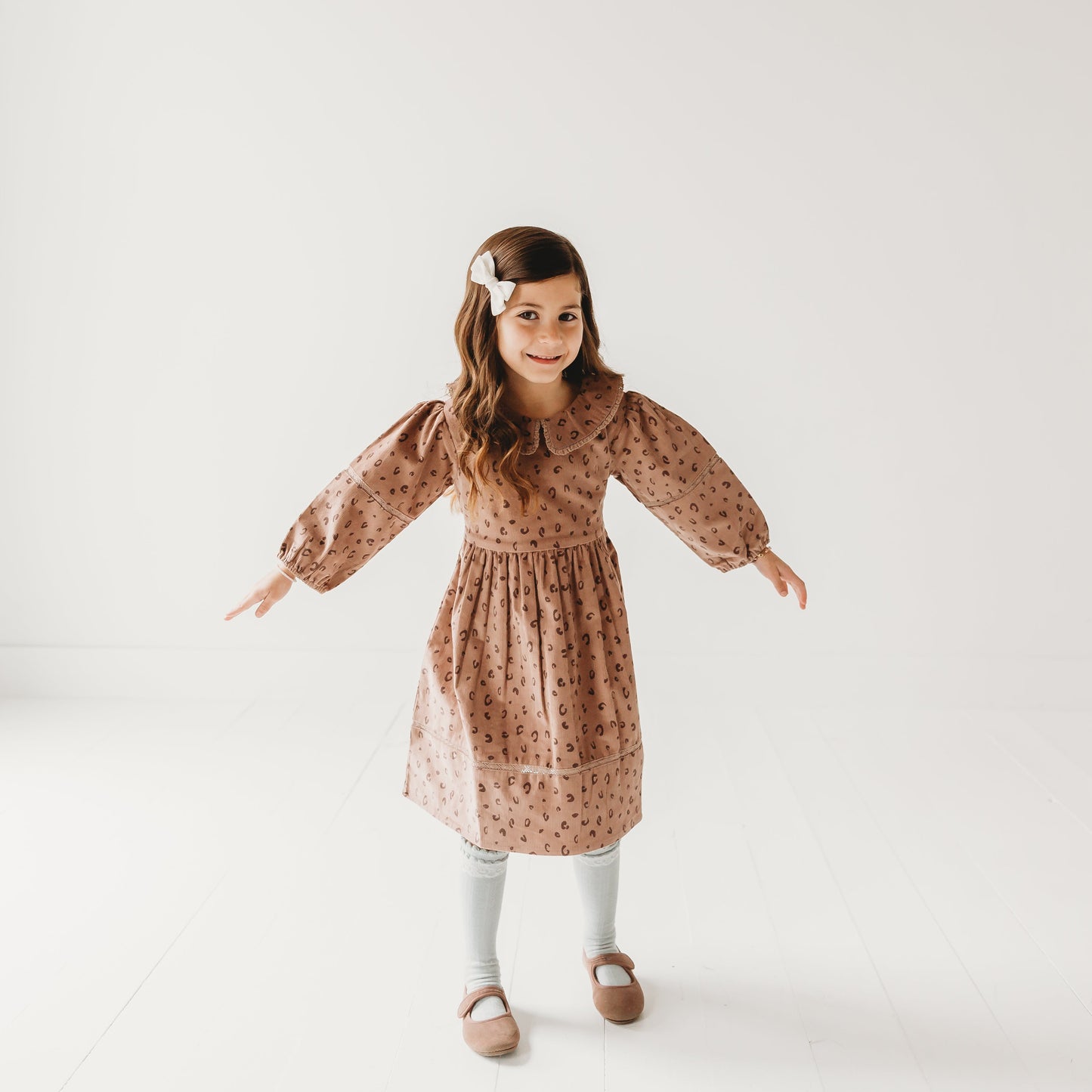 Cord Crush Animal Print Dress