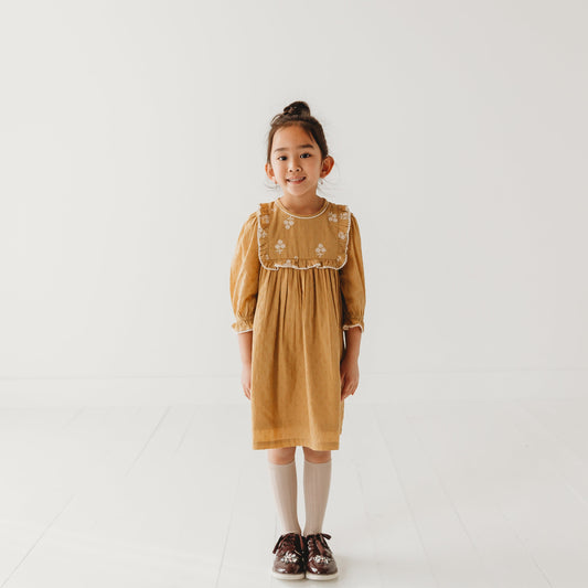 Dobby Delight Golden Hour Dress