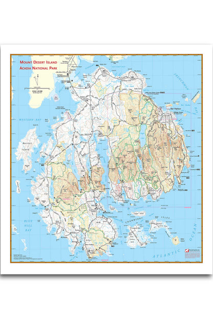 Giclée Print of Acadia National Park - Mount Desert Island