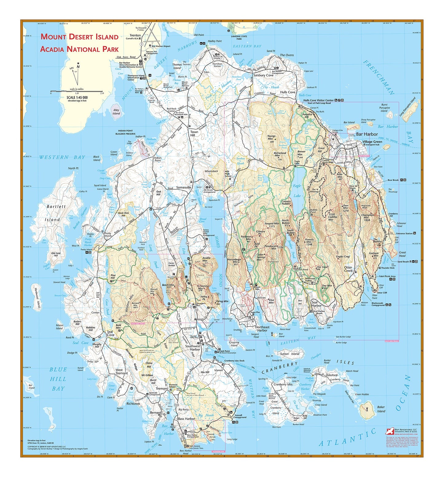 Giclée Print of Acadia National Park - Mount Desert Island