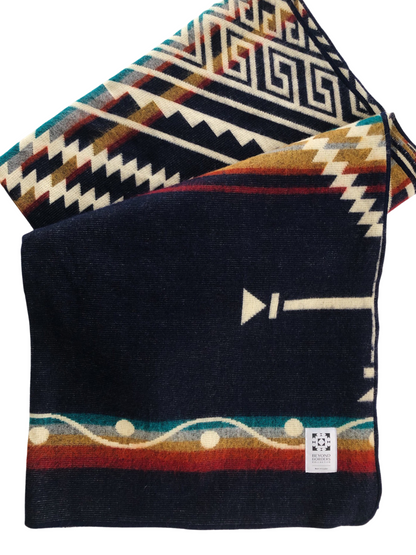 Achuar Blanket - Dark Navy | Kitchen + Metal