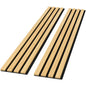 Solid Wood Acoustic Slat Wall Panels (Broad Strip)