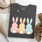 Adorable Bunnies In A Row, Easter, Bunny, Jesus, Rabbit, Holiday Tshirt Comfort Colors T-Shirt