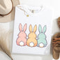 Adorable Bunnies In A Row, Easter, Bunny, Jesus, Rabbit, Holiday Tshirt Comfort Colors T-Shirt