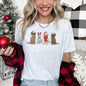 EXAMPLE: Adorable Christmas Dogs, Reindeer, Santa, Retro, Super Soft Tshirt
