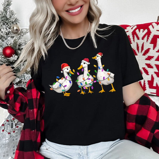 Adorable Christmas Ducks, Santa, Farmlife Super Soft Tees