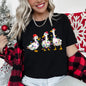 Adorable Christmas Ducks, Santa, Farmlife Super Soft Tees