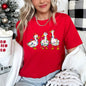 Adorable Christmas Ducks, Santa, Farmlife Super Soft Tees