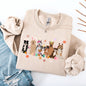 Adorable Dogs, Easter, Bunny, Jesus, Rabbit, Holiday Sweatshirt