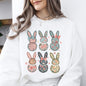 Adorable Floral Bunnies, Easter, Bunny, Jesus, Rabbit, Holiday Sweatshirt