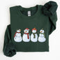 Adorable Snowman, Christmas, Winter, Santa, Xmas Sweatshirt