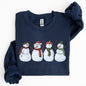 Adorable Snowman, Christmas, Winter, Santa, Xmas Sweatshirt