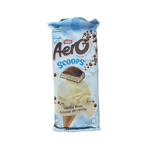 Aero Scoops Vanilla Bean – Smooth & Creamy Chocolate Treat 120g (Canada)