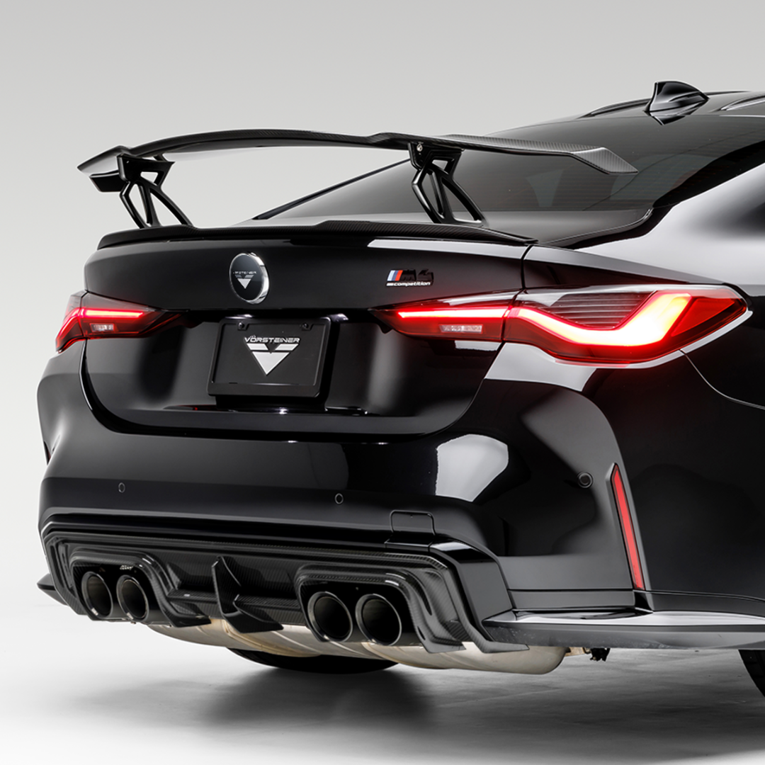 BMW G8X M3 | M4 Carbon Fiber Aero Wing Blade with Matte Black Uprights