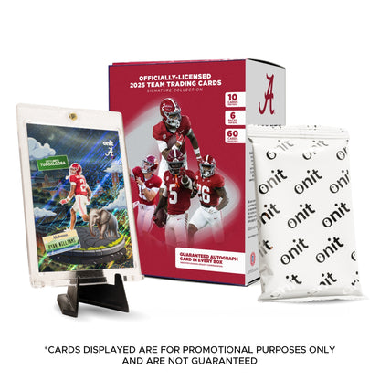 University of Alabama Football 2025 Trading Cards - Platinum Box