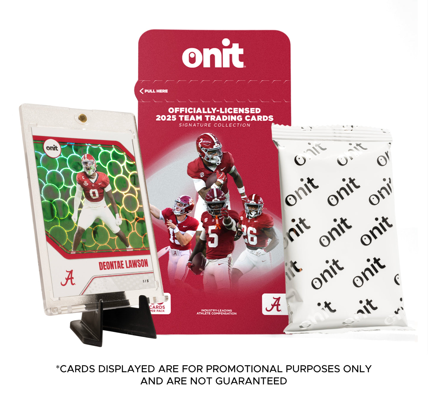 University of Alabama Football 2025 Trading Cards - Single Pack