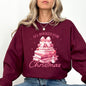 All Booked For Christmas, Coquette, Reading, Teacher, Winter, Santa, Xmas Sweatshirt