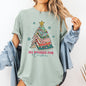 All Booked For Christmas, Reading, Teacher, Winter, Santa, Xmas Tshirt Comfort Colors T-Shirt