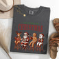 All Booked For Christmas, Reindeer, Santa, Snowman, Teacher, Books Tshirt Comfort Colors T-Shirt