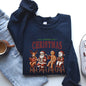 All Booked For Christmas, Reindeer, Santa, Snowman, Teacher, Books Sweatshirt