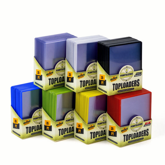 35 pt Colored Border Toploader (25 count)