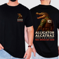 Alligator Alcratraz, ICE, Florida Everglades, Front and Back, Funny Retro T-Shirt MAGA Men's Shirt