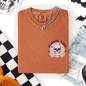 Always Late, Skeleton, Mood, Vibe, Pocket, Comfort Colors T-Shirt