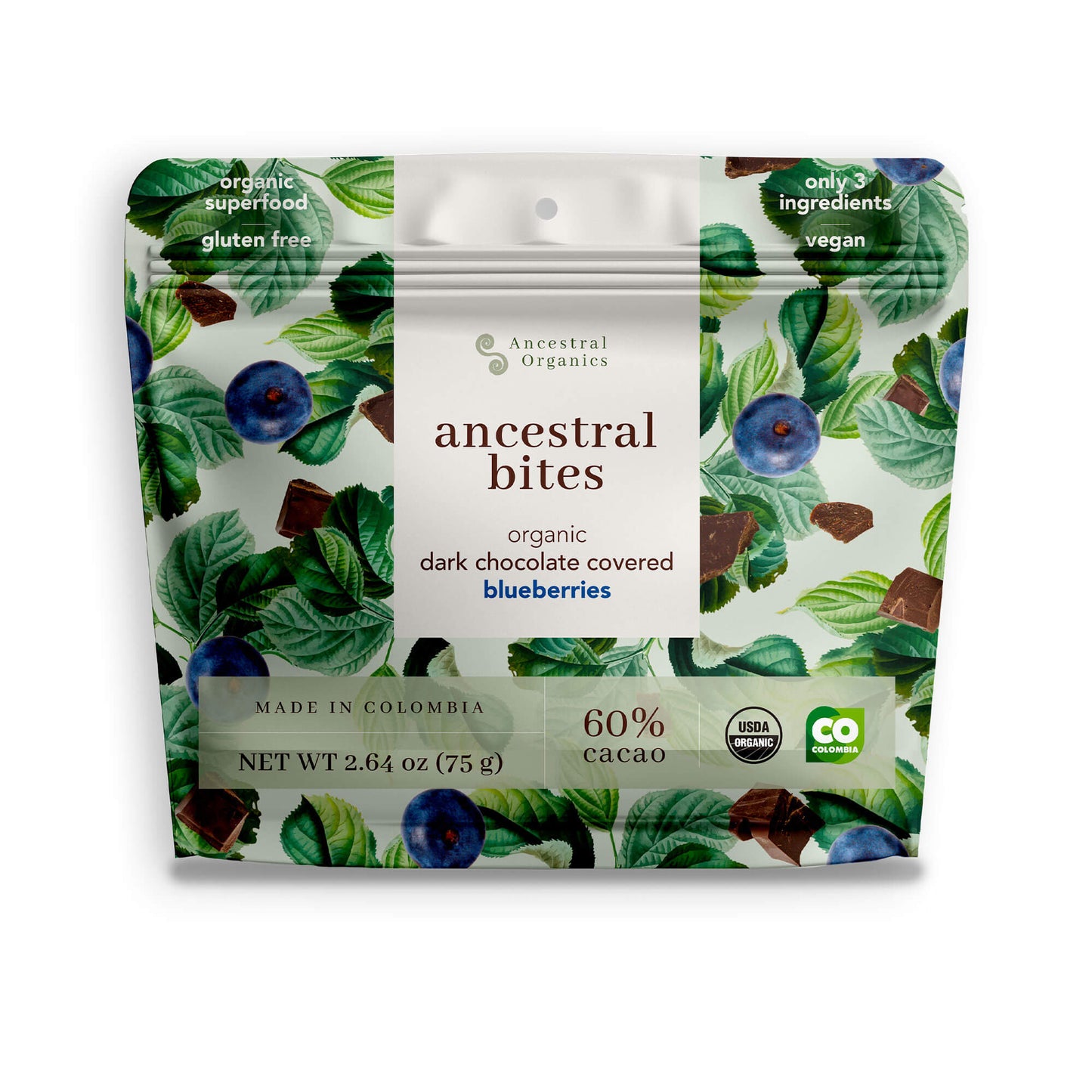 Organic Dark Chocolate Covered Blueberry