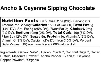 Ancho & Cayenne Sipping Chocolate