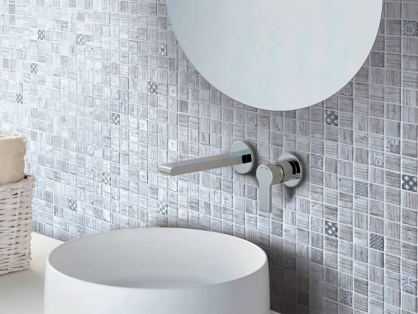 Forest 1x1 Wood Look Mosaic