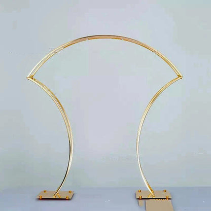 Arched Gold Wedding Table Centerpieces 4-Pack