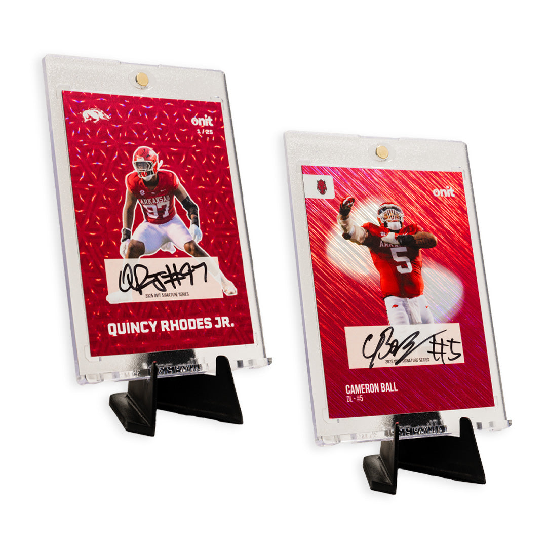 University of Arkansas Football 2025 Trading Cards - Platinum Box (Guaranteed Autograph)