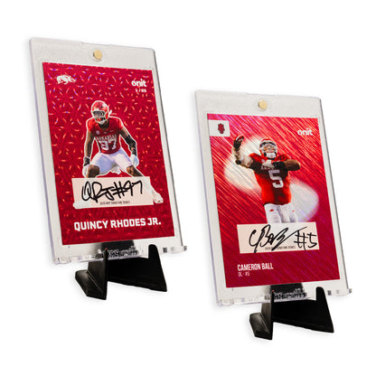 University of Arkansas Football 2025 Trading Cards - Platinum Box (Guaranteed Autograph)