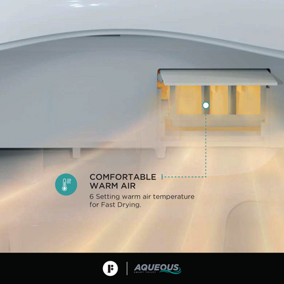 Fine Fixtures SWT1W Aqueous™ Smart Wall-Hung Toilet & Bidet Seat