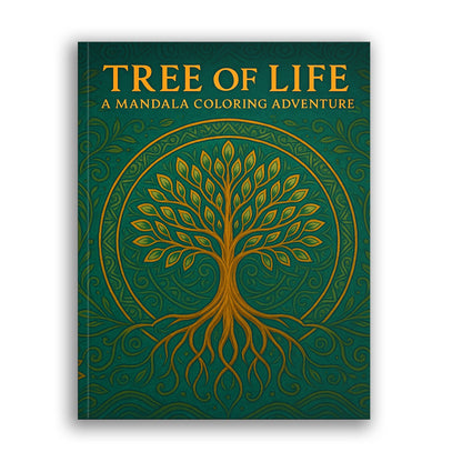 Tree of Life Mandala Coloring Book – Inspirational Nature Designs to Calm Your Mind