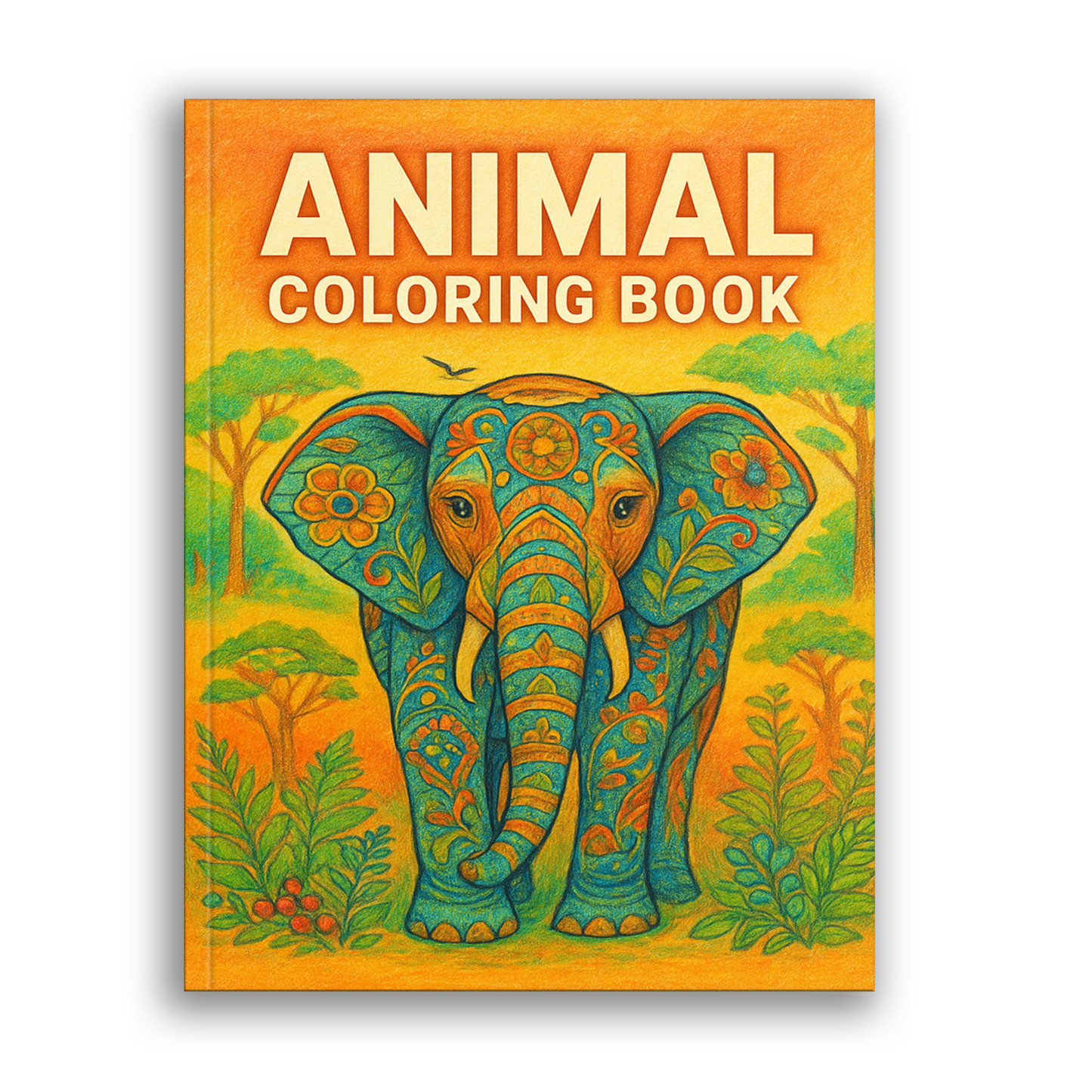 Animal Coloring Book - Coloring Fun with Rhinos, Monkeys, Lions & More