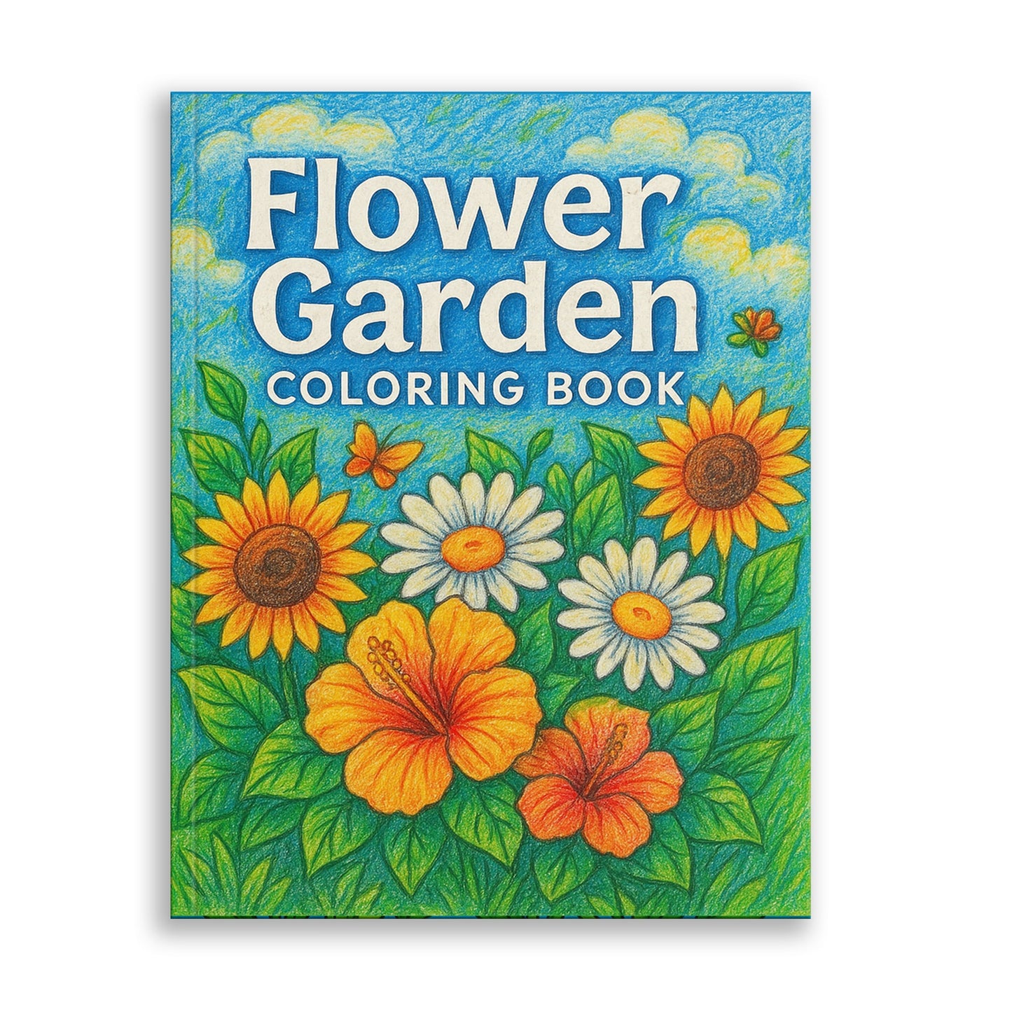 Flower Garden Coloring Book - A Relaxing Flower 48 Coloring Pages
