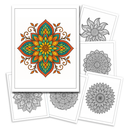 Mandala Coloring Book – Intricate Designs to Color and Relax