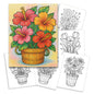 Flower Garden Coloring Book - A Relaxing Flower 48 Coloring Pages