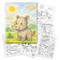Animal Coloring Book - Cute Safari and Jungle Animals