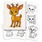 Animal Coloring Book - Fun and Easy Designs of Lions, Giraffes, Elephants & More