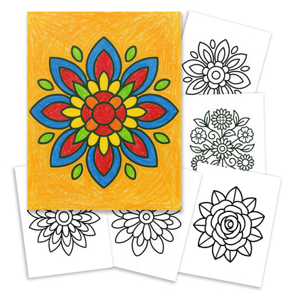 Simple and Sweet Mandalas Coloring Book - 48 Coloring Pages
