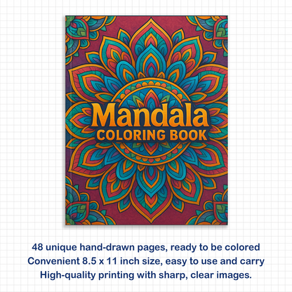 Mandala Coloring Book - Relaxing and Intricate Designs to Color