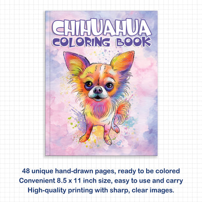 Chihuahua Love – Relaxing Coloring Book for Dog Fans of All Ages
