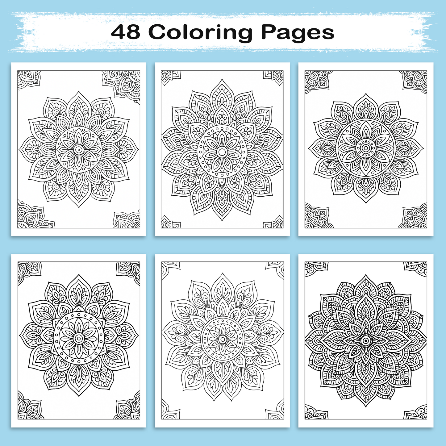 Mandala Coloring Book - Relaxing and Intricate Designs to Color
