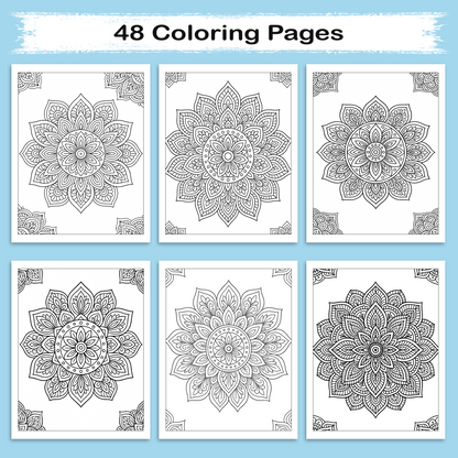 Mandala Coloring Book - Relaxing and Intricate Designs to Color