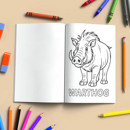 Zoo Buddies – Animal Coloring Adventures | 48 Fun Coloring Pages for Kids